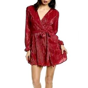 Rachel Zoe Red Wrap Dress